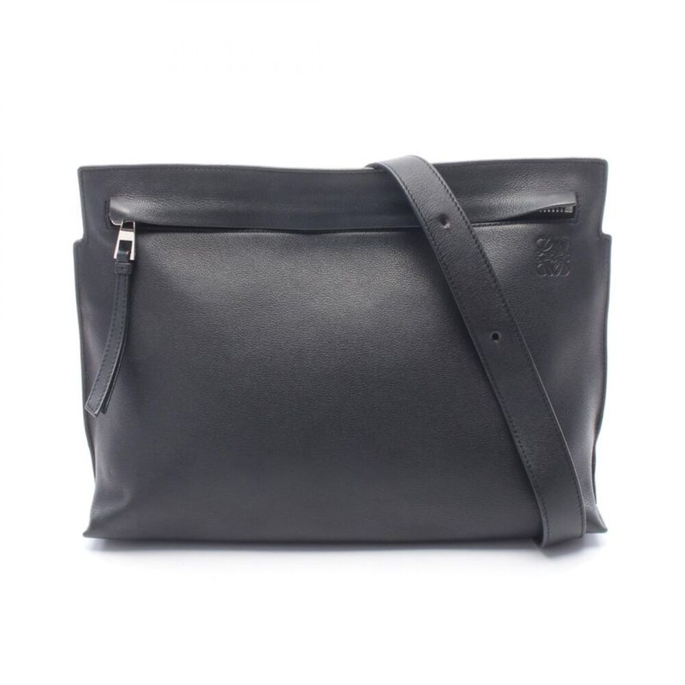Loewe T Messenger Leather Shoulder Bag